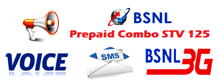 bsnl prepaid combo stv125
