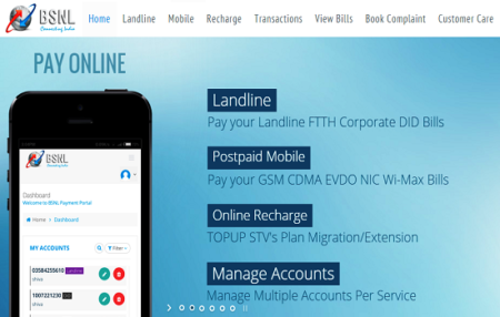 bsnl online payment portal