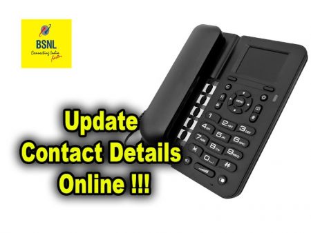 bsnl contact mobile number email id update online