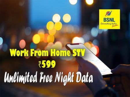 bsnl unlimited free night data wfh stv 599