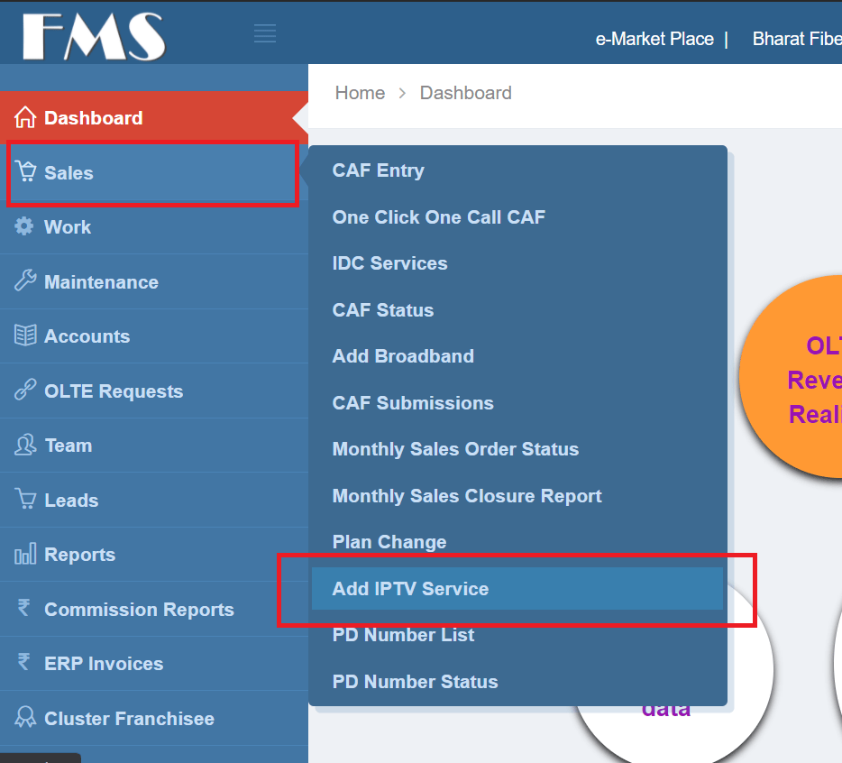 bsnl iptv service activation by LCOs