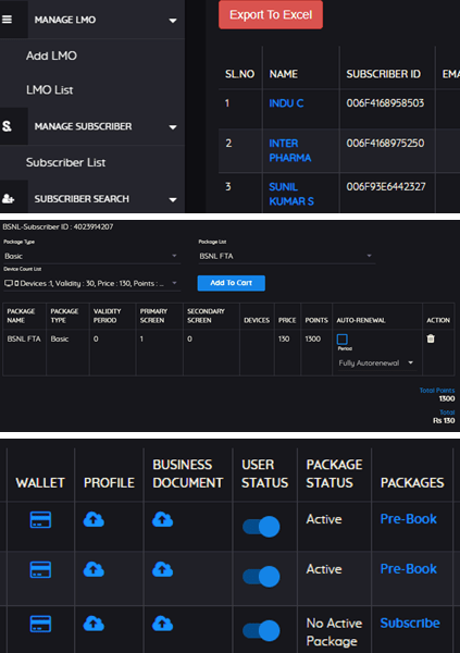 bsnl iptv package activation by LCOs