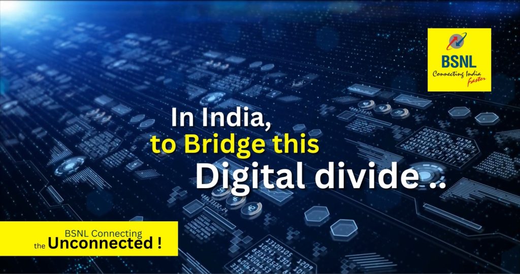 bsnl bridging digital divide